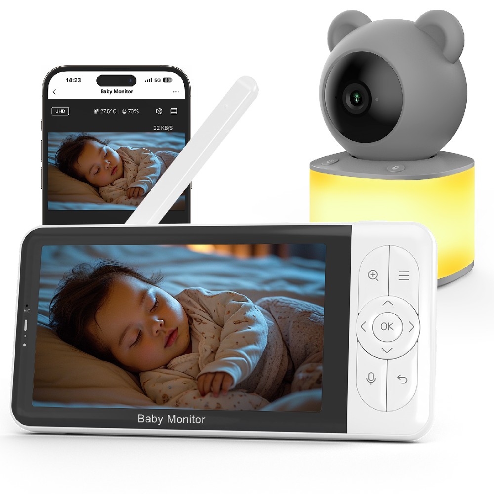 5inch Wifi Battery baby monitor factory